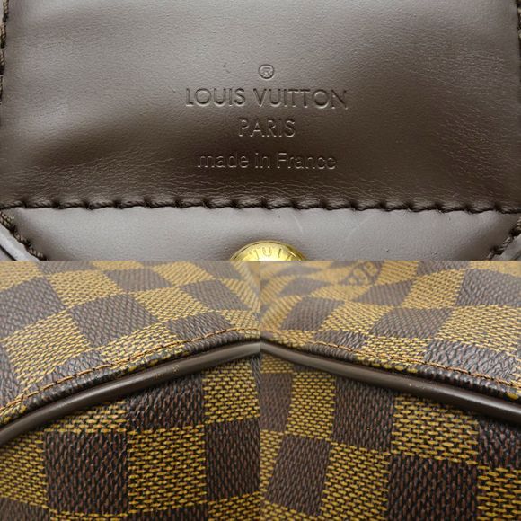 Louis Vuitton Damier Sistina MM Ebene Shoulder Bag Brown - Picture 5 of 6